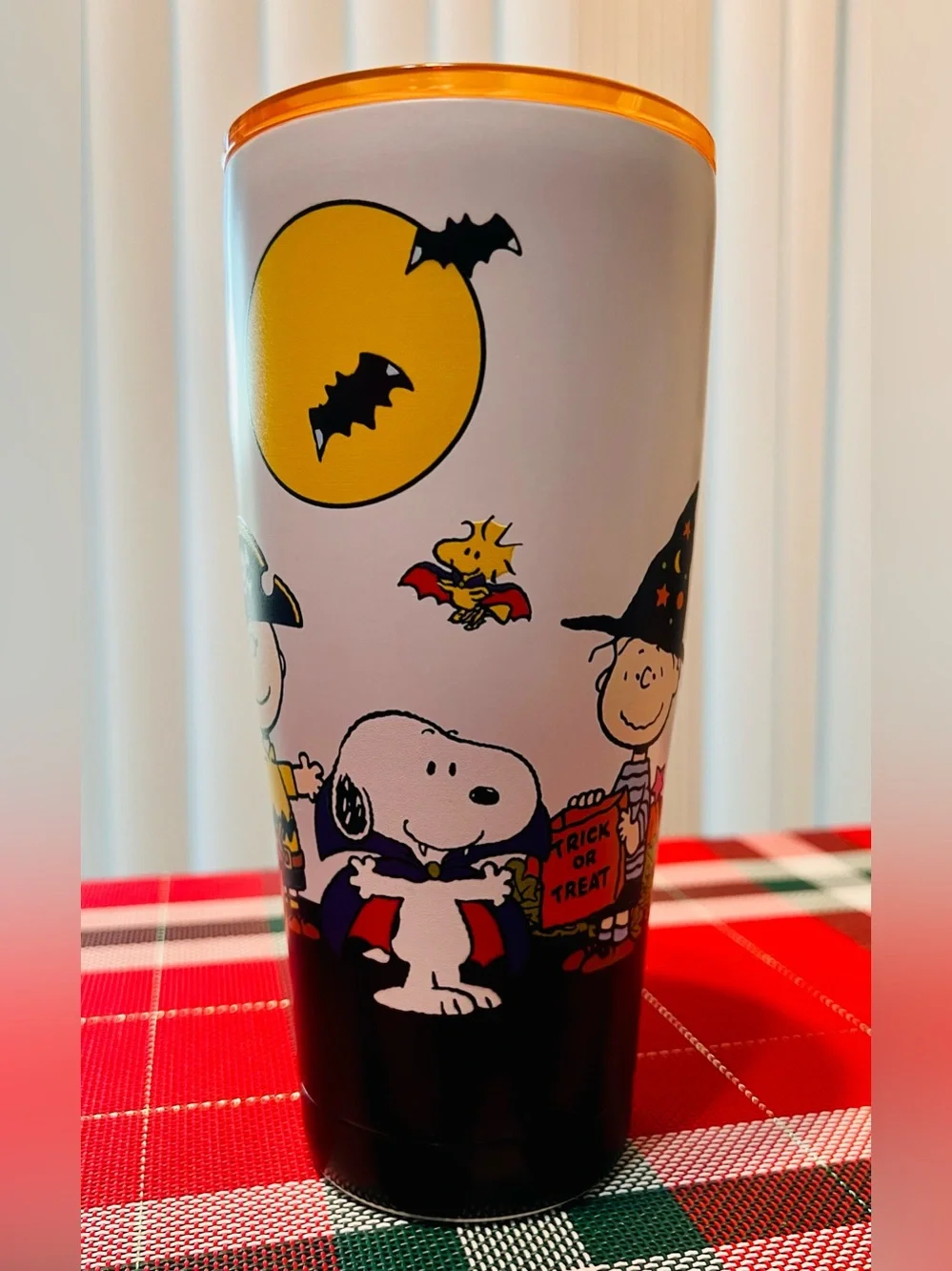 Peanuts - Snoopy and Friends Halloween stainless steel tumbler